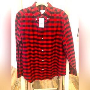 J Crew Boys flannel button down shirt. Size 12